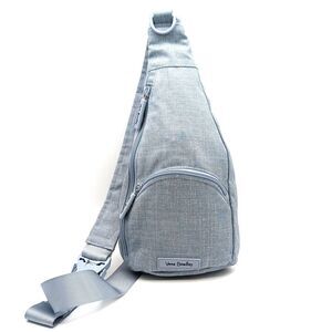 NWOT Vera Bradley Essential Sling Backpack Chambray Lighten Up Floral Lined